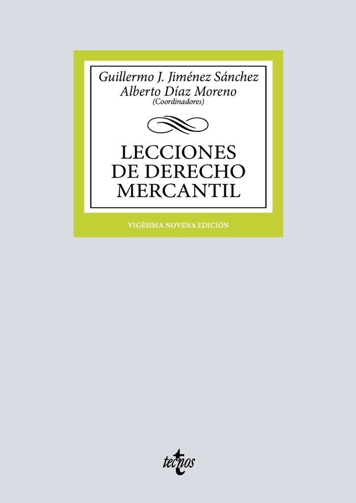 LECCIONES DE DERECHO MERCANTIL